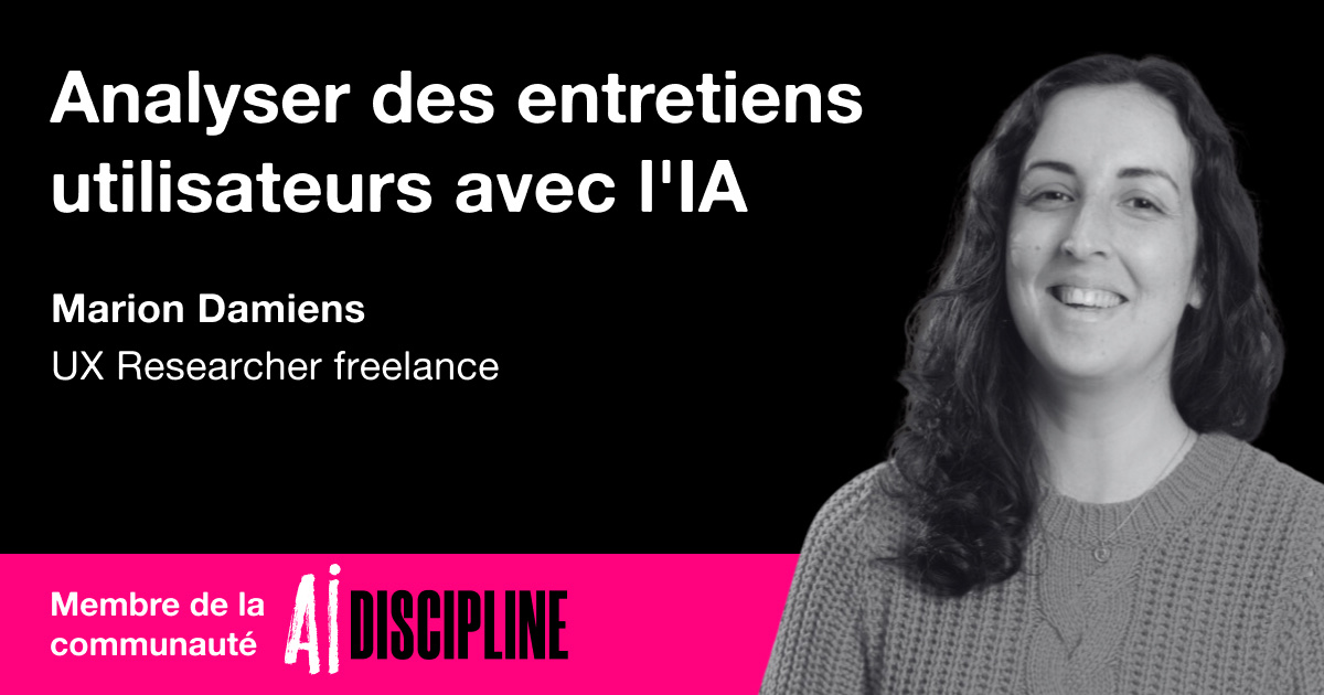 Bannière de la formation : Transformer des heures de verbatims en insights clairs et actionnables