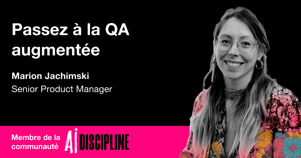 Bannière de la formation : Générez, enrichissez et structurez vos tests avec l'IA pour une QA plus solide.